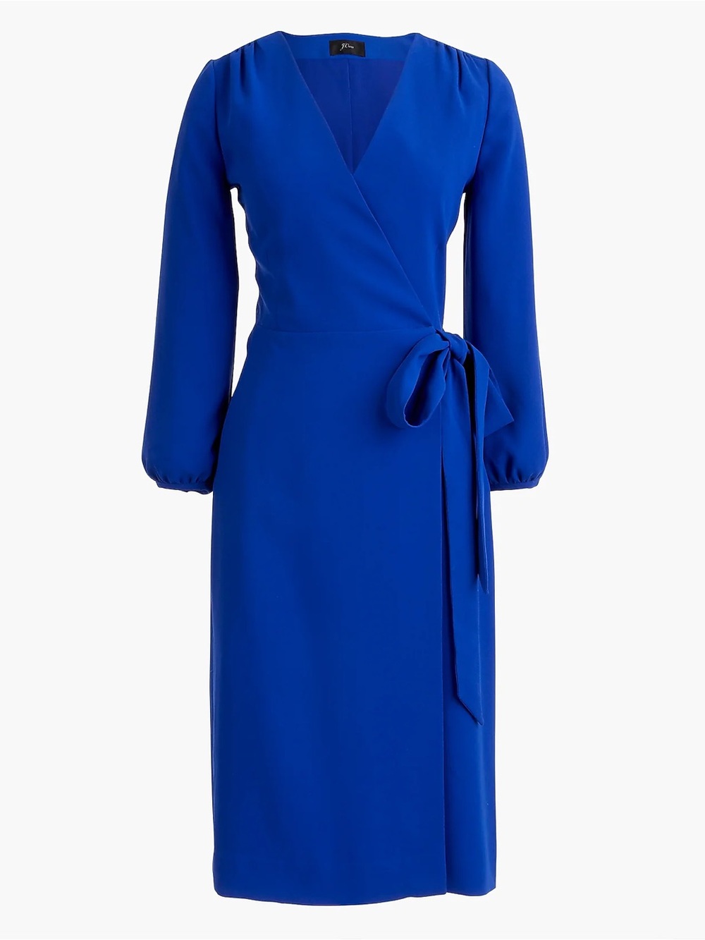 J. Crew Blue Wrap Dress Size 4 NEW
